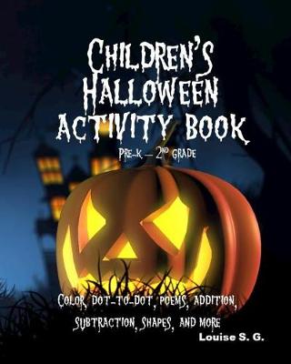 Book cover for Children's Halloween Activity Book