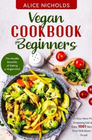 Cover of Vegan cookbook for beginners