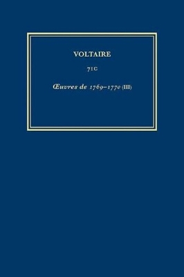 Book cover for Complete Works of Voltaire 71C