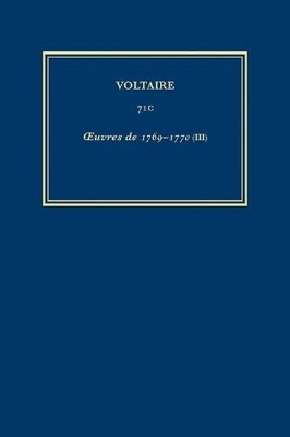 Cover of Complete Works of Voltaire 71C