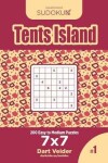 Book cover for Sudoku Tents Island - 200 Easy to Medium Puzzles 7x7 (Volume 1)