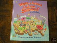 Book cover for Where/America-Carmen Sandiego?