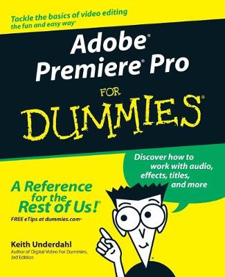 Book cover for Adobe Premiere Pro For Dummies