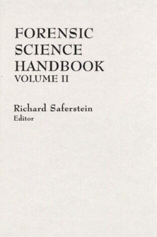 Cover of Forensic Science Handbook, Volume II