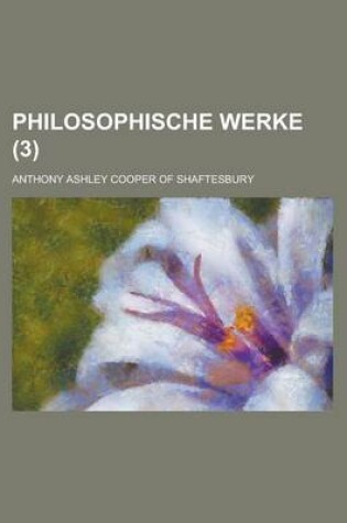 Cover of Philosophische Werke (3 )