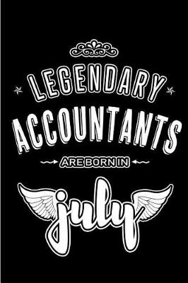 Book cover for Legendary Accountants are born in July