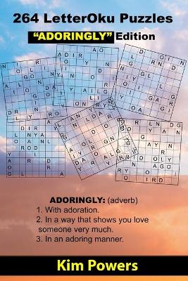 Book cover for 264 LetterOku Puzzles "ADORINGLY" Edition