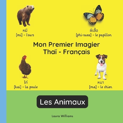 Book cover for Mon Premier Imagier Thaï-Français, Les Animaux