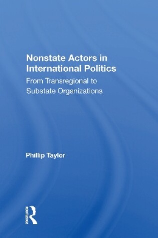 Cover of Nonstate Actors in International Politics