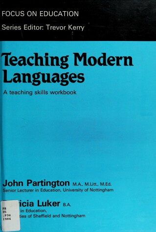 Book cover for Teaching Modern Languages