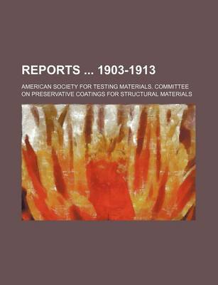 Book cover for Reports 1903-1913