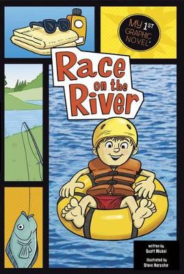 Book cover for My First Graphic Novel Race on the River