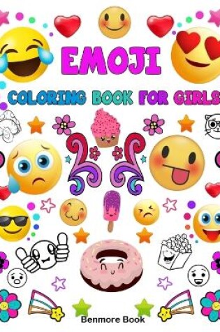 Cover of Emoji Coloring Book For Girls