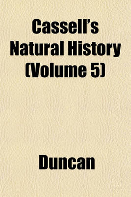 Book cover for Cassell's Natural History (Volume 5)