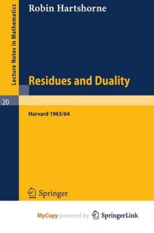 Cover of Residues and Duality