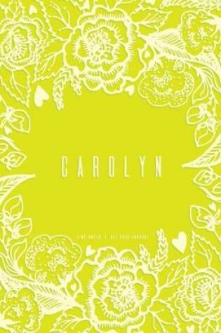 Cover of Carolyn Journal, Dot Grid, Lime Green