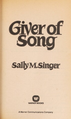 Book cover for Giver of Song