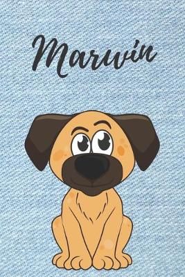 Book cover for Personalisiertes Notizbuch - Hunde Marwin
