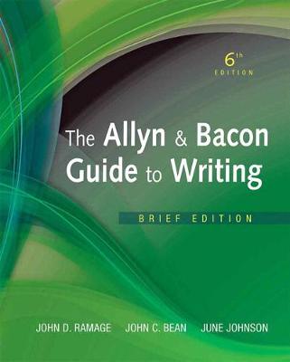 Book cover for Allyn & Bacon Guide to Writing, The, Brief Edition (Subscription)