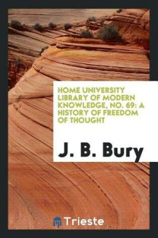 Cover of Home University Library of Modern Knowledge, No. 69