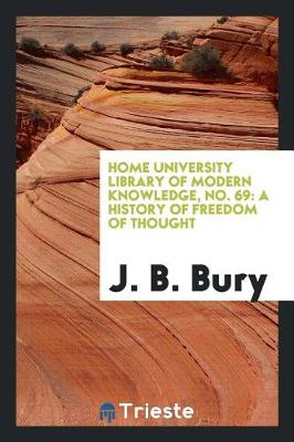 Book cover for Home University Library of Modern Knowledge, No. 69