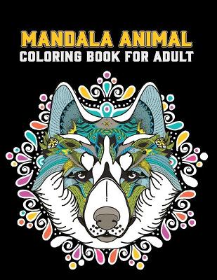 Book cover for Mandala Coloring Book for Adult