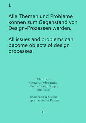 Book cover for OEffentliche Gestaltungsberatung Public Design Support 2011-2016