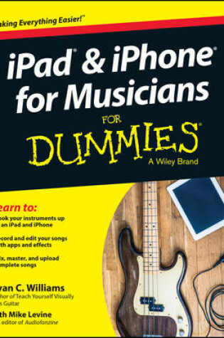 Cover of iPad and iPhone For Musicians For Dummies