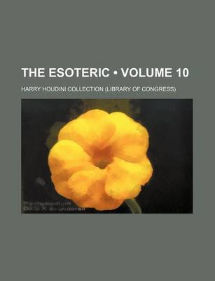 Book cover for The Esoteric (Volume 10)