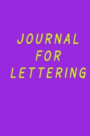 Cover of Journal For Lettering