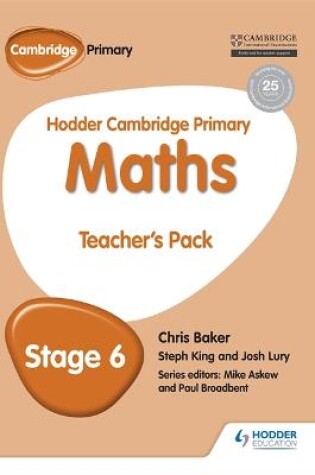 Cover of Hodder Cambridge Primary Maths Teacher’s Pack 6