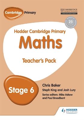 Book cover for Hodder Cambridge Primary Maths Teacher’s Pack 6