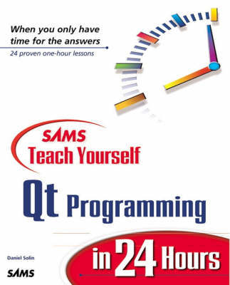 Book cover for Sams Teach Yourself Qt Programming in 24 Hours