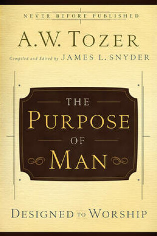 Cover of The Purpose of a Man