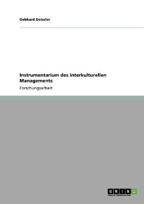 Book cover for Instrumentarium des interkulturellen Managements
