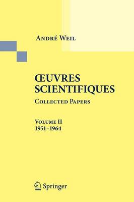 Cover of Oeuvres Scientifiques - Collected Papers II