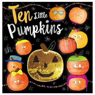 Book cover for Ten Little Pumpkins