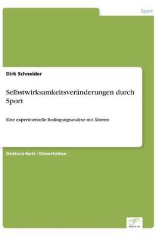 Cover of Selbstwirksamkeitsveranderungen durch Sport