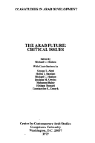 Cover of The Arab Future