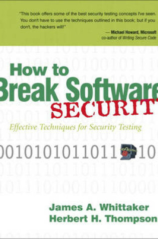 Cover of How to Break Software Security