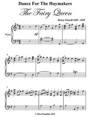 Book cover for Dance for the Haymakers Fairy Queen Elementary Piano Sheet Music
