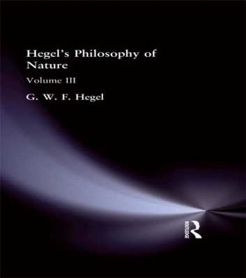 Book cover for Hegel's Philosophy of Nature