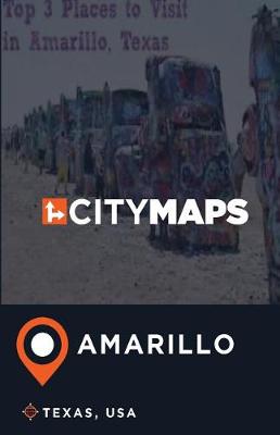 Book cover for City Maps Amarillo Texas, USA