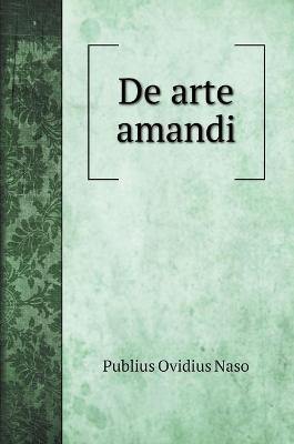 Book cover for De arte amandi