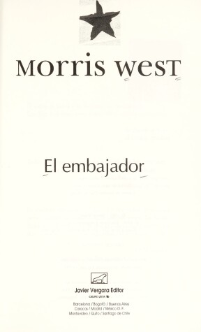 Book cover for El Embajador