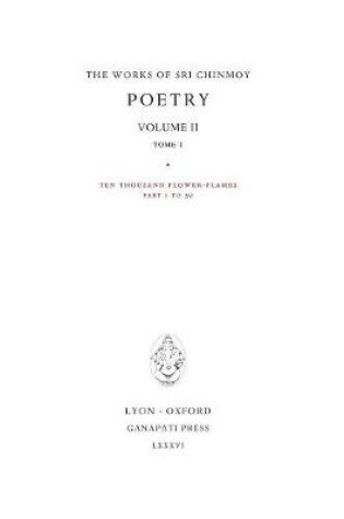 Cover of Poetry II, tome 1