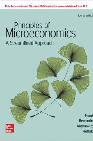 Cover of Principles of Microeconomics A Streamlined Approach ISE