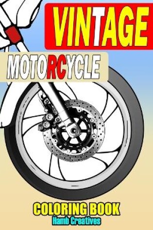 Cover of Vintage Motorcycle Coloring Book
