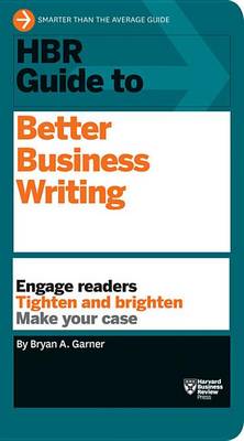 Book cover for HBR Guide to Better Business Writing (HBR Guide Series)