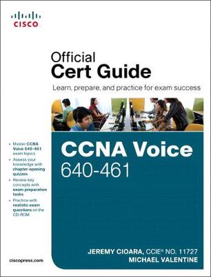 Book cover for CCNA Voice 640-461 Official Cert Guide